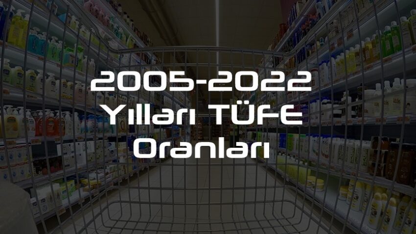 Türkiye’nin 2005-2022 Arasındaki Yılların TÜFE Oranları Grafiği